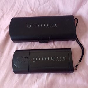 VINTAGE 1991 MATRIX MKII ELECTRONIC HAND HELD INTERPRETER WITH CASE TP 8002